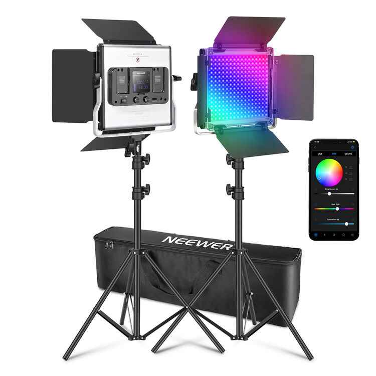 Neewer 660 PRO II RGB LED Panel — Kit 2 Panneaux