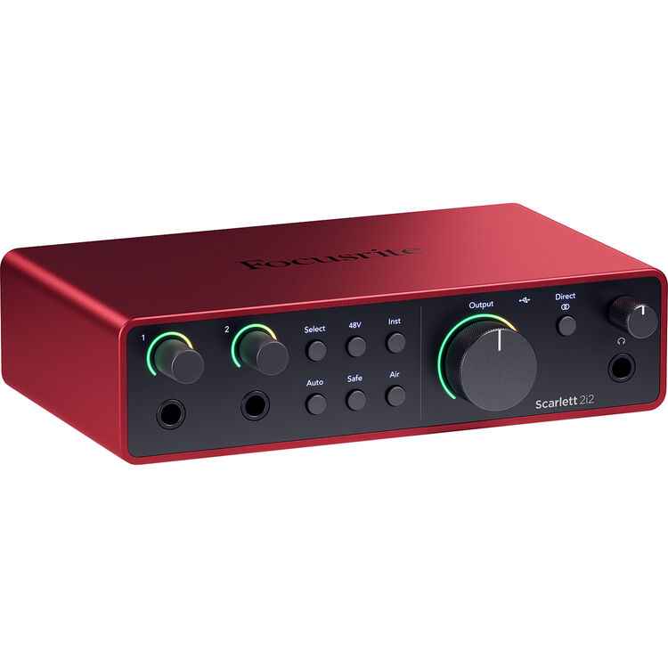 Focusrite Scarlett 2i2 USB-C — Interface Audio 2 entrées / 2 sorties (4ème Génération) — vue 4