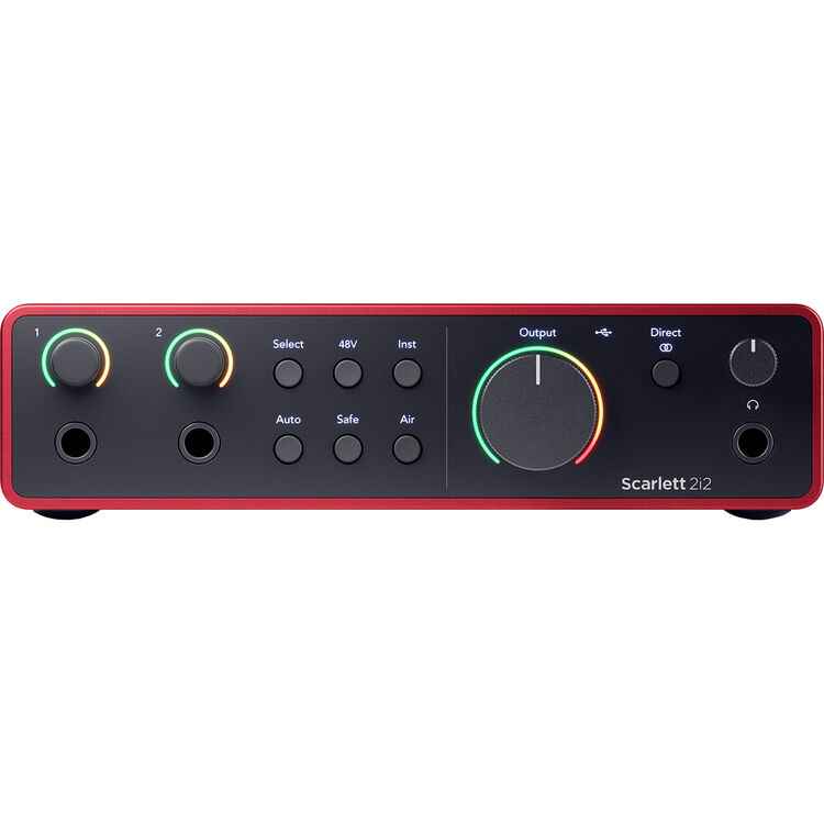 Focusrite Scarlett 2i2 USB-C — Interface Audio 2 entrées / 2 sorties (4ème Génération) — vue 6