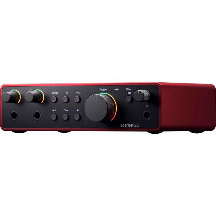 Focusrite Scarlett 2i2 USB-C — Interface Audio 2 entrées / 2 sorties (4ème Génération) — vue 2