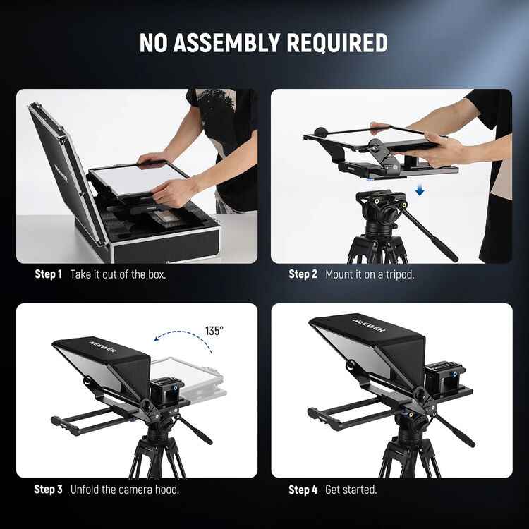 Neewer X14 III Téléprompteur Aluminium 14" — vue 2