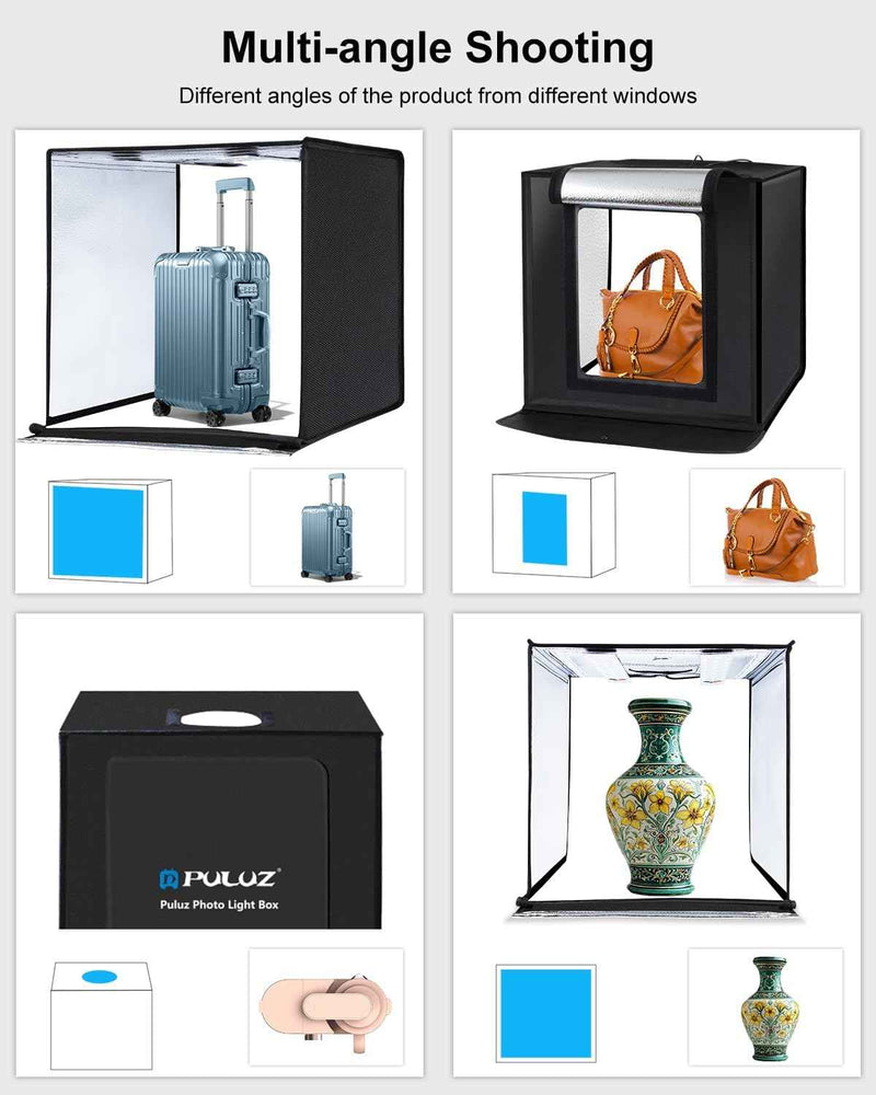 PULUZ 60cm Studio Photo Portable avec Éclairage LED — vue 3