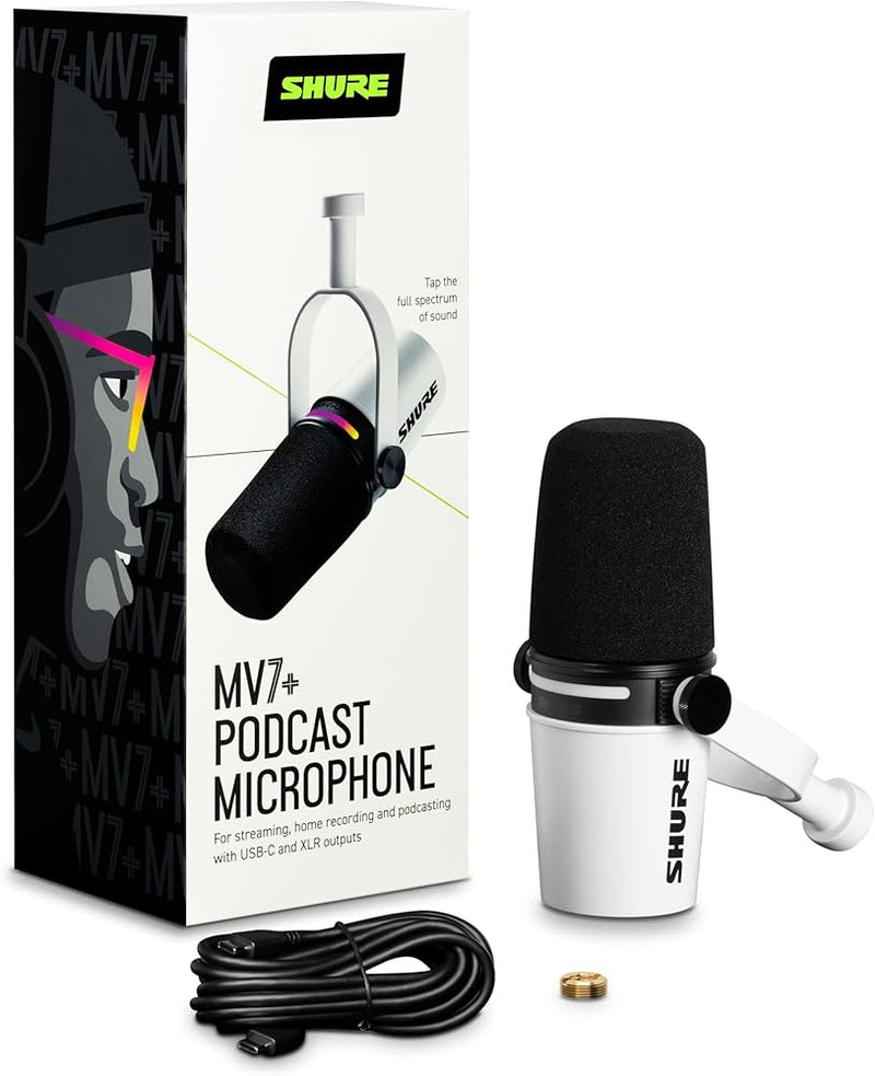 Shure MV7+ — vue 1