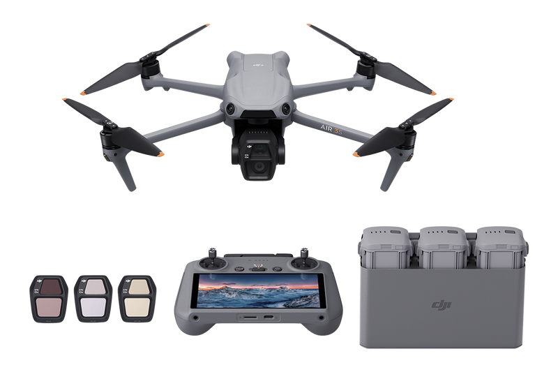 DJI Air 3s Fly More Combo avec radiocommande DJI RC 2 - Motion19 — vue 1