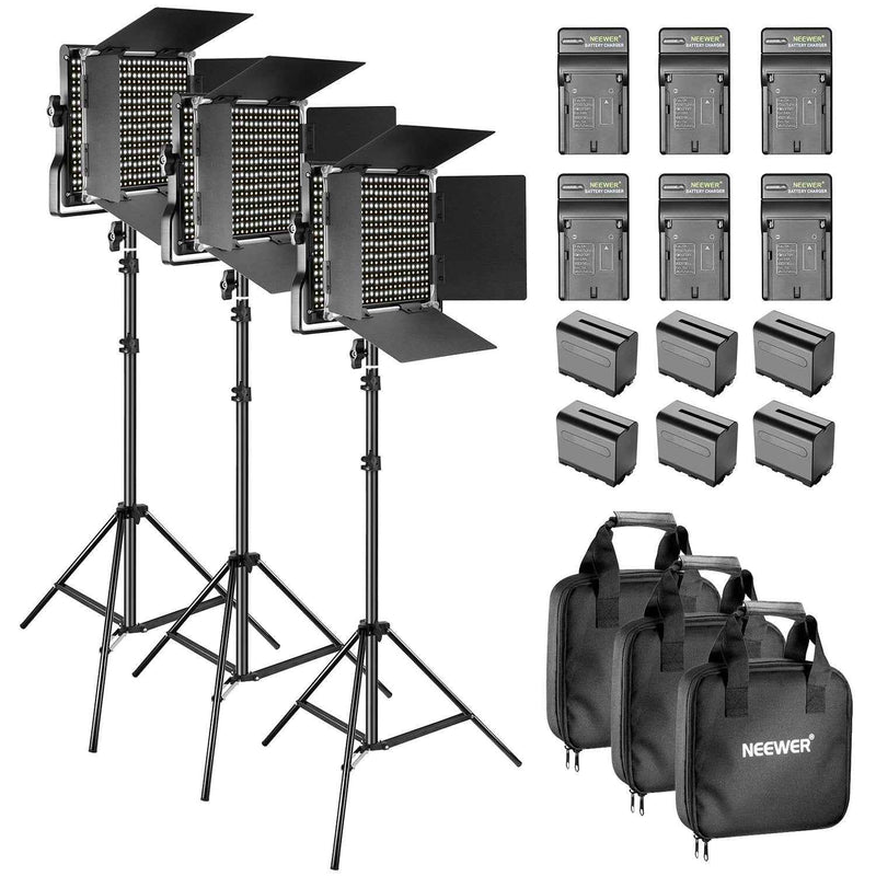NEEWER LED-NL660 set de 3 - Motion19 — vue 1