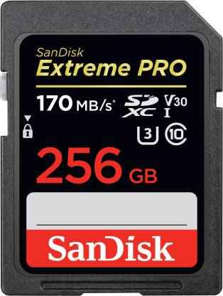 Carte mémoire SDXC SanDisk Extreme PRO 256Gb 170Mbps - Motion19