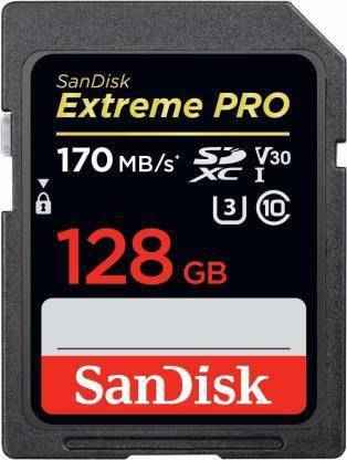 Carte mémoire SDXC SanDisk Extreme PRO 128Gb 170Mbps - Motion19