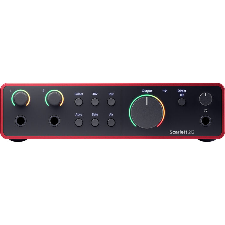 Focusrite Scarlett 2i2 USB-C — Interface Audio 2 entrées / 2 sorties (4ème Génération) — vue 6