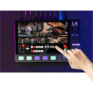 FeelWorld L4 — Switcher Livestream HDMI avec écran LCD 10,1" — miniature 2