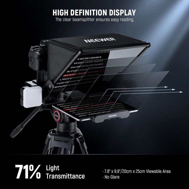 Neewer X14 III Téléprompteur Aluminium 14" — vue 9