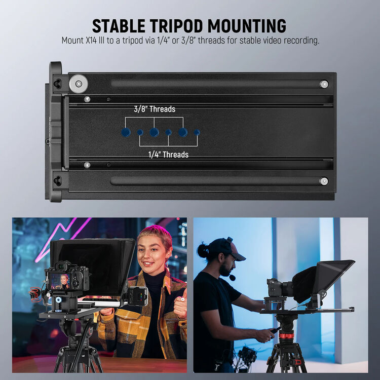 Neewer X14 III Téléprompteur Aluminium 14" — vue 3