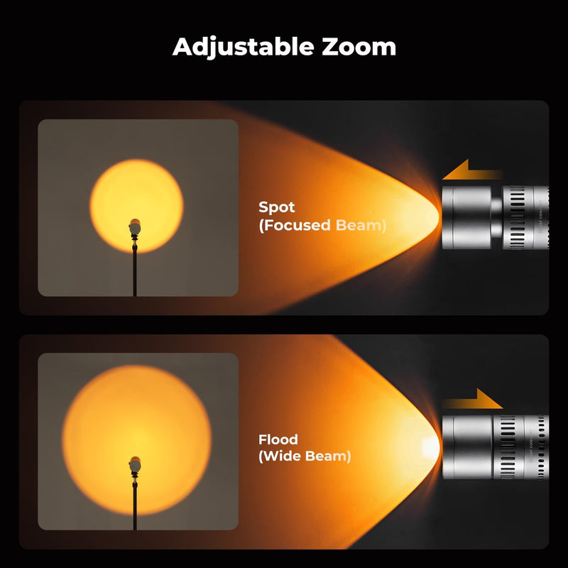 K&F Concept SP25C — Spotlight LED RGB 25W avec Gobos — vue 4