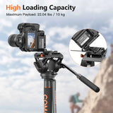 COMAN DK327AQ6 - Monopode Vidéo avec Tête Fluide Q6 et Base Trépied — miniature 3
