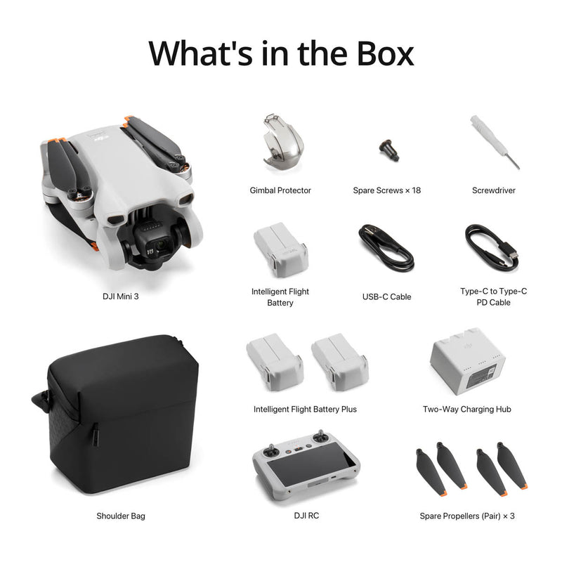 DJI Mini 3 Fly More Combo avec DJI RC - Motion19 — vue 3