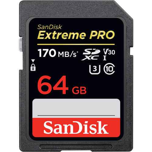 Carte mémoire SDXC SanDisk Extreme PRO 64 Go 170Mbps - Motion19