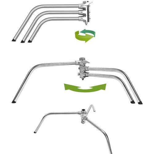Trépied girafe en inox (C-stand) - Motion19 — vue 3