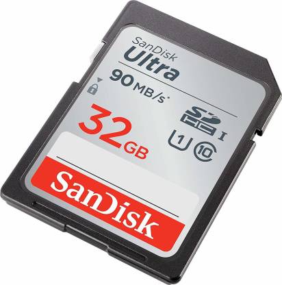 Carte SanDisk Ultra SDHCSD  32Gb 90Mbps