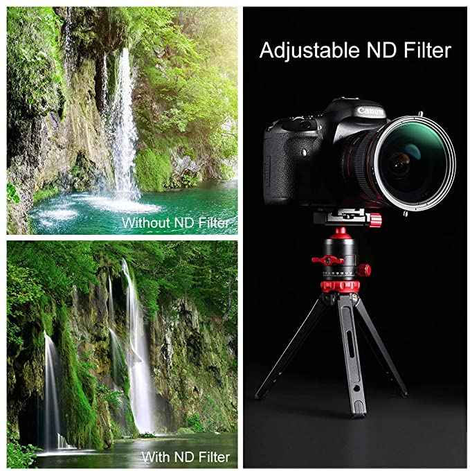 Filtre ND  K&F CONCEPT  réglable variable 2 en 1 - Motion19 — vue 3