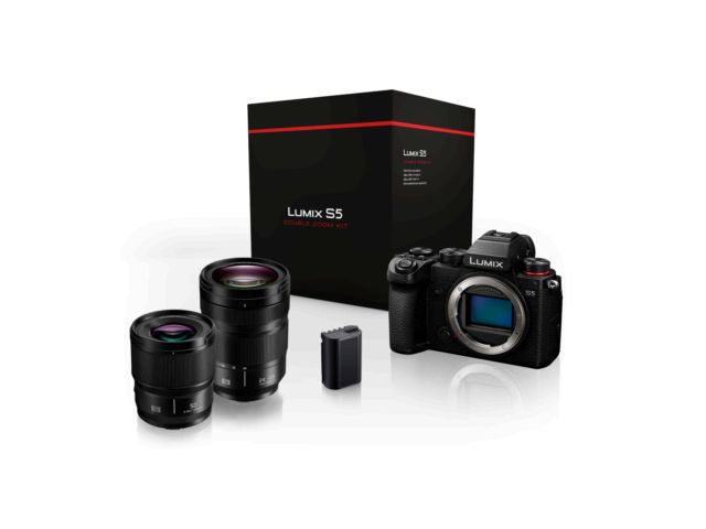 Panasonic Lumix S5 + Lumix S 24-105mm f/4 + Lumix S 50mm f/1.8 + 2ème Batterie DMW-BLK22E  (Précommande)