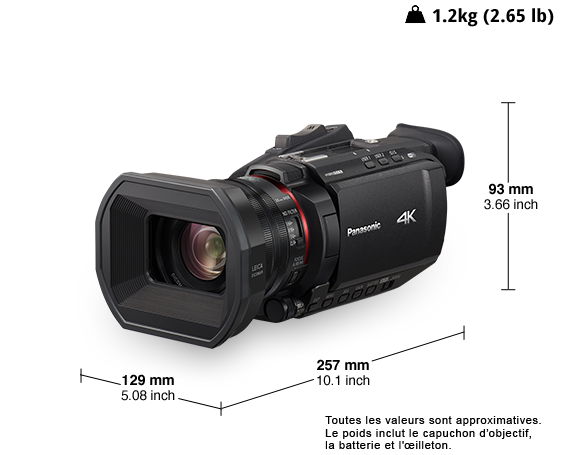 Caméscope professionnel   Panasonic   4K HC-X1500