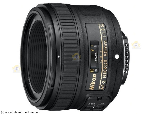 Objectif Nikon AF-S Nikkor 50 mm f/1.8G objectif photo