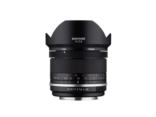 Samyang MF 14mm f/2.8 MK2 monture Nikon AE objectif photo    (Précommande)