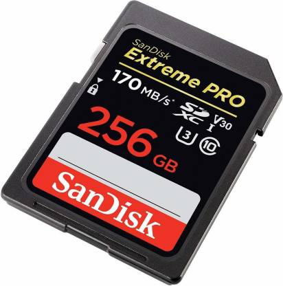 Carte mémoire SDXC SanDisk Extreme PRO 256Gb 170Mbps