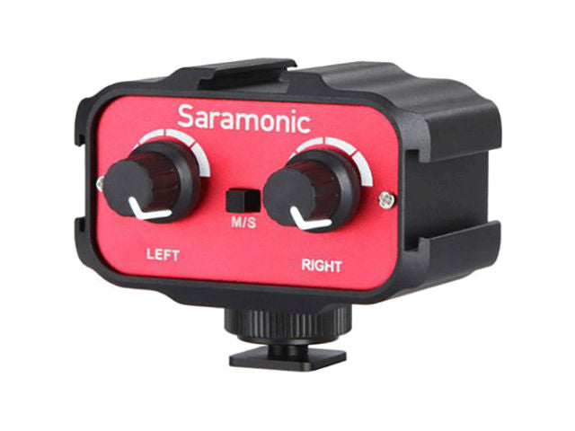 Saramonic SR-AX100 interface audio Adaptateur audio 2 entrées mini-jack   ( précommande )