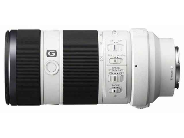 Sony FE 70-200 mm f/4 G OSS blanc monture Sony E objectif photo hybride  (Précommande) - Motion19